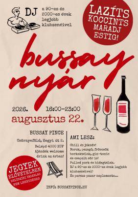 Bussay Nyár Belépőjegy - Akciók